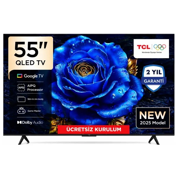 Tcl 55t61c 4K Ultra HD 55" 140 Ekran Uydu Alıcılı Google Smart QLED TV - Görsel 7