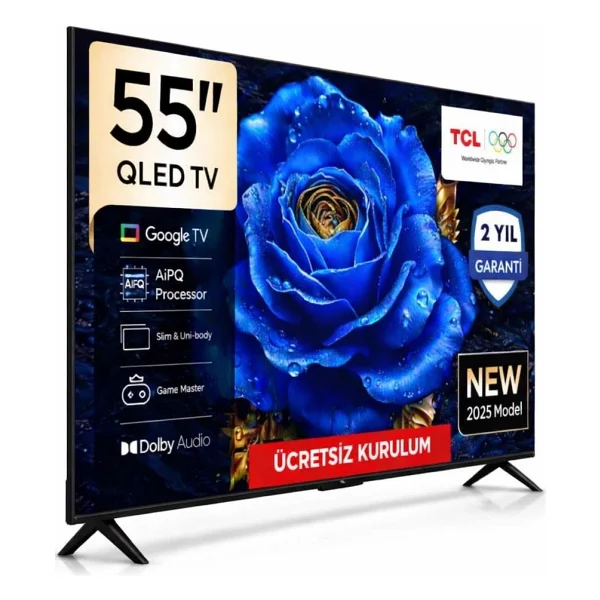 Tcl 55t61c 4K Ultra HD 55" 140 Ekran Uydu Alıcılı Google Smart QLED TV - Görsel 8