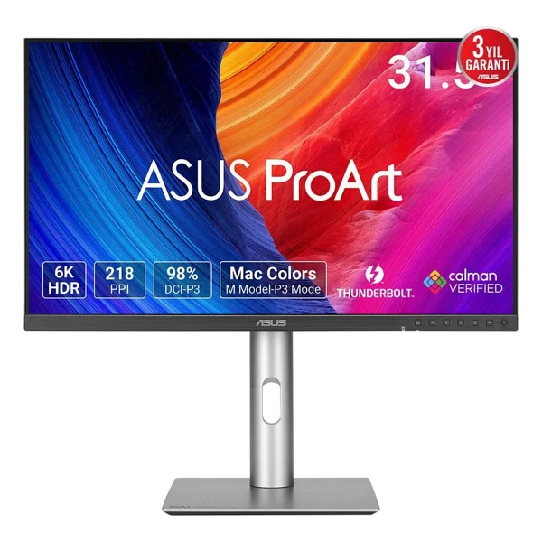Asus Proart Pa32qcv 31.5" 5 Ms 6k Pivot Ips 60 Hz Monitör - Görsel 2