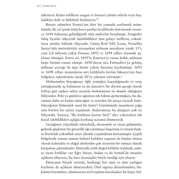Homo Deus: Yarının Kısa Bir Tarihi - Yuval Noah Harari - Görsel 7