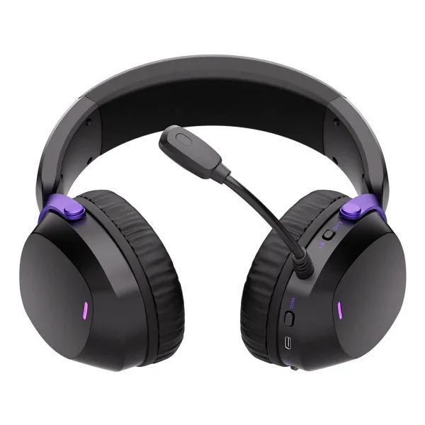 Akko Gh300 Siyah 7.1 USB Kablolu/Kablosuz Kulak Üstü Oyuncu Kulaklığı - Görsel 2