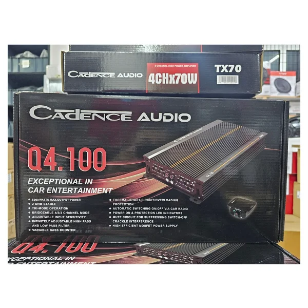 Cadence Q4.100 Anfi 4x100 Rms Ab Clas Anfi Bas Kontrollü - Görsel 4
