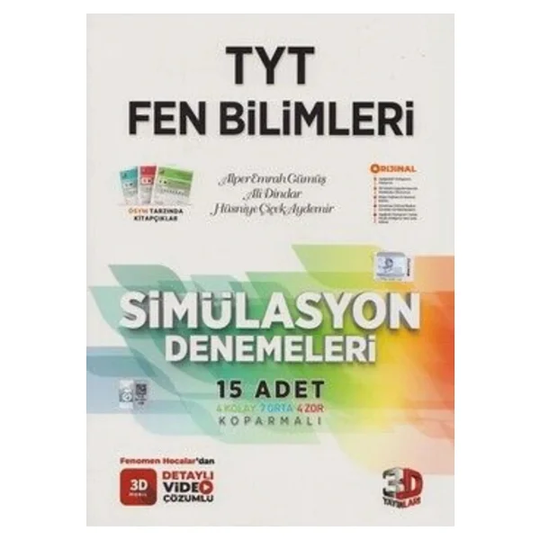 3d Yayınları Tyt Fen Bilimleri Simülasyon Denemeleri - Görsel 2