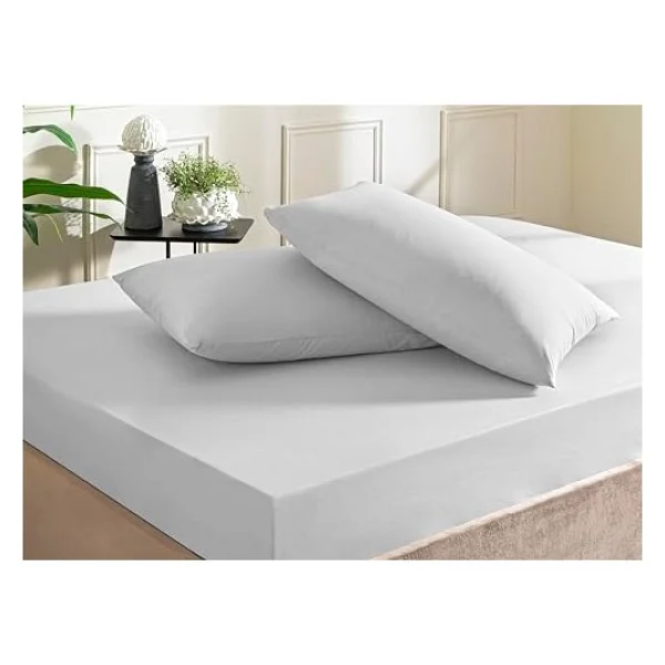 Taç Color Dreams Ranforce Queen Size Fitted Çarşaf Seti Gri - Görsel 4