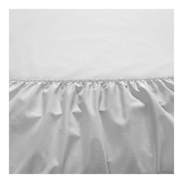 Taç Color Dreams Ranforce Queen Size Fitted Çarşaf Seti Gri - Görsel 3