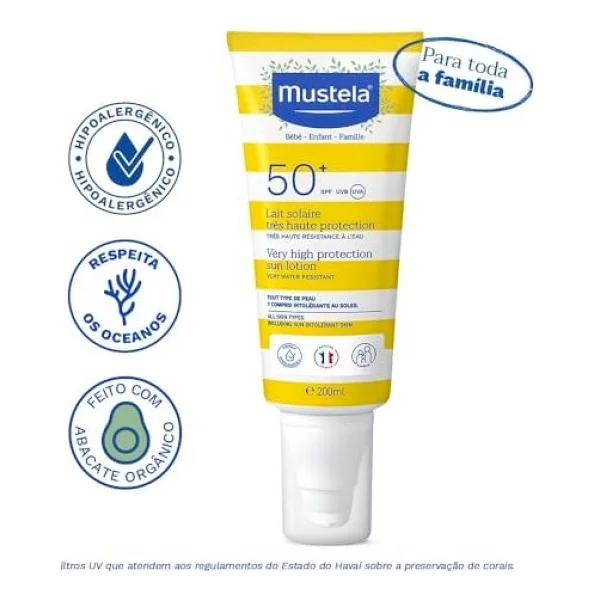 Mustela Çok Yüksek Koruma 200 Ml 50 Faktör Güneş Losyonu - Görsel 4