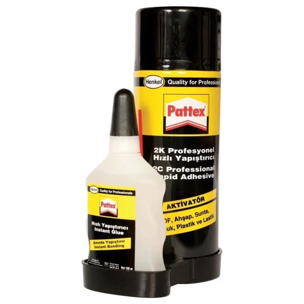 Pattex 2k Aktivatörlü Hızlı Yapıştırıcı 400 Ml + 100 Ml - Görsel 5
