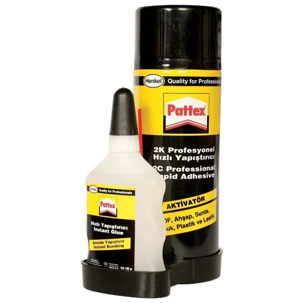 Pattex 2k Aktivatörlü Hızlı Yapıştırıcı 400 Ml + 100 Ml - Görsel 3