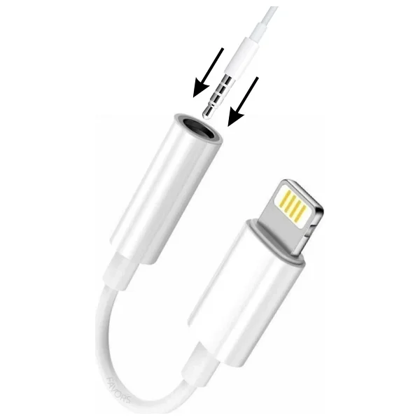 iPhone Uyumlu Kablolu Kulaklık Çevirici Adaptör Lightning To Headphone Jack Dönüştürücü - Görsel 6