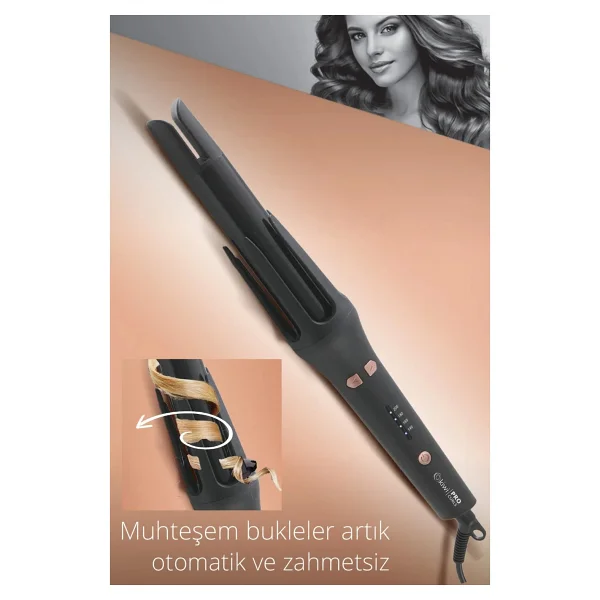 Kiwi Khs-2037 Döner Başlıklı Otomatik Saç Maşası - Görsel 8