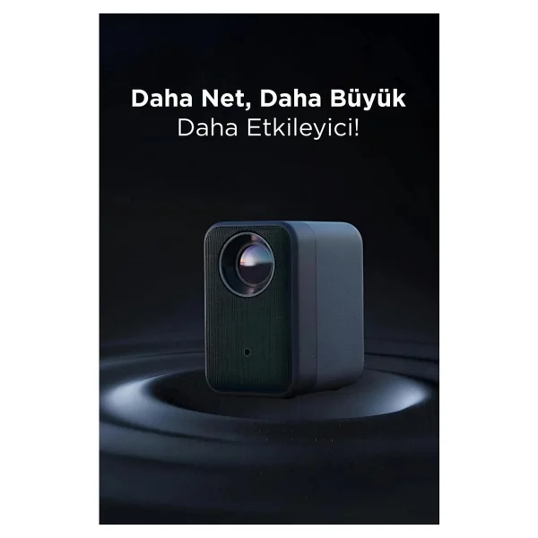 Xiaomi Full HD 1920x1080 Projeksiyon Cihazı 400 Lümen LED Işık Kaynağı Kablosuz Bağlantı - Siyah - Görsel 9