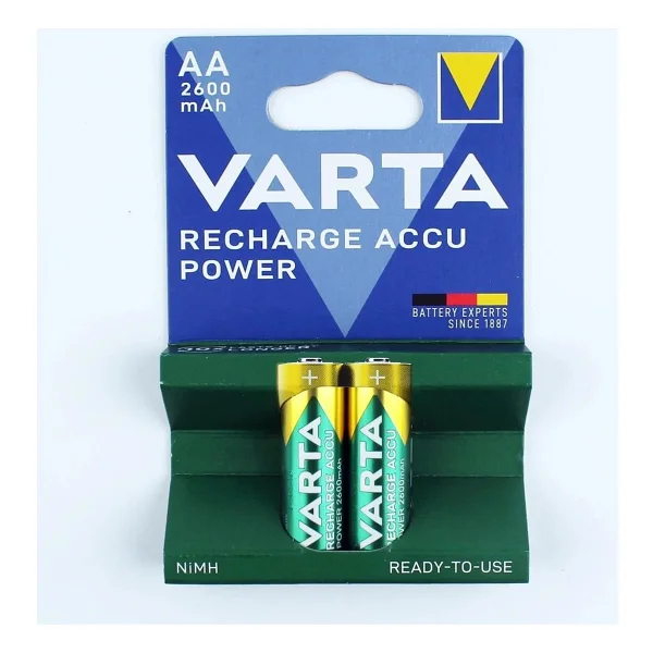 Varta 5716 2600 mAh 2'li Şarjlı Aa Kalem Pil - Görsel 2