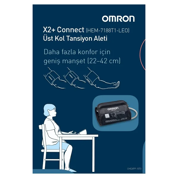 Omron X2+ Connect Koldan Dijital Tansiyon Aleti - Görsel 4