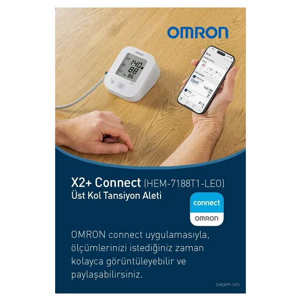 Omron X2+ Connect Koldan Dijital Tansiyon Aleti - Görsel 8