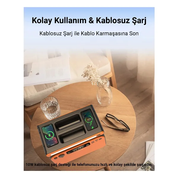 Cepini Gt500 500w Taşınabilir Güç İstasyonu 518wh Lifepo4 Pil 3500 Şarj Döngüsü İle Uzun Süreli Kullanım - Görsel 9