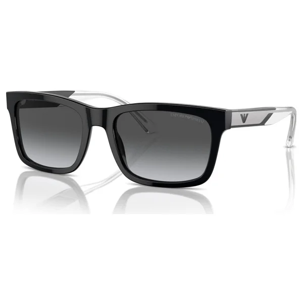 Emporio Armani Ea4224 5017t3 Black-Dark Grey Polarize Erkek Güneş Gözlüğü - Görsel 5