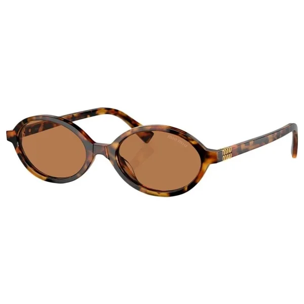 Miu Miu Regard 04zs 19p2z1 Light Havana-Brown Kadın Güneş Gözlüğü - Görsel 6