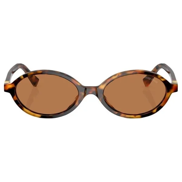 Miu Miu Regard 04zs 19p2z1 Light Havana-Brown Kadın Güneş Gözlüğü - Görsel 7