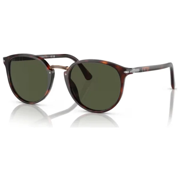 Persol Po3210s 24/31 Havana-Green Erkek Güneş Gözlüğü - Görsel 3