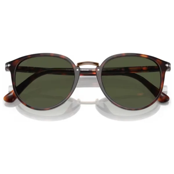 Persol Po3210s 24/31 Havana-Green Erkek Güneş Gözlüğü - Görsel 7