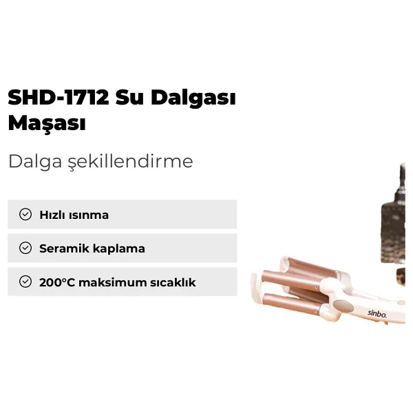 Sinbo Shd-1712 Wag Saç Maşası - Görsel 5