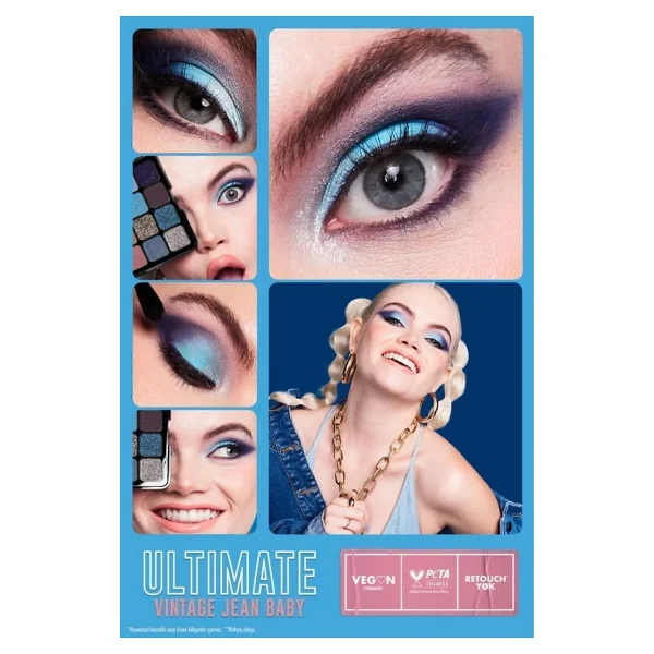 Nyx Professional Makeup Ultimate Shadow 01 Vintage Jean Baby Far Paleti - Görsel 7