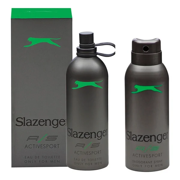 Slazenger Active Sport Yeşil Edt 125 Ml + Deo Sprey 150 Ml Erkek Parfüm Seti - Görsel 2