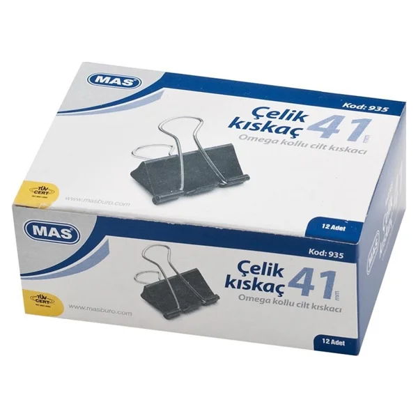 Mas 935 Omega 41 Mm 12'li Kutu Çelik Kıskaç - Görsel 2