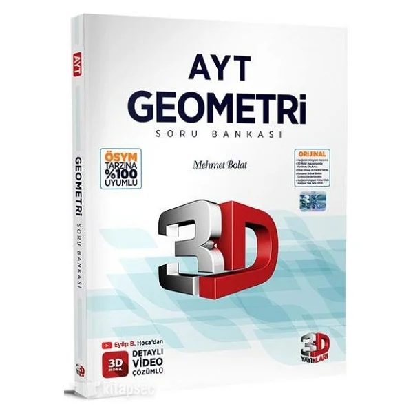 3d Yayınları Ayt Geometri Soru Bankası - Görsel 7