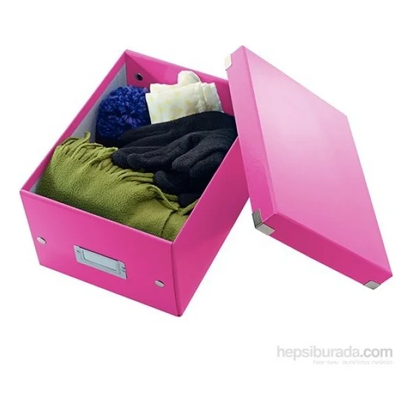 Leitz Wow Click & Store 6043 Metalik Küçük Boy Saklama Kutusu - Görsel 3