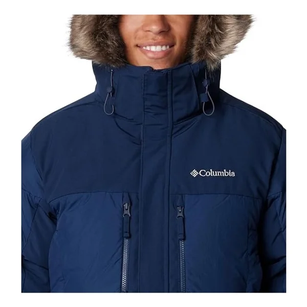 Columbia Marquam Peak Fusion Iı Wm7843-464 Kapüşonlu Lacivert Erkek Parka - Görsel 3
