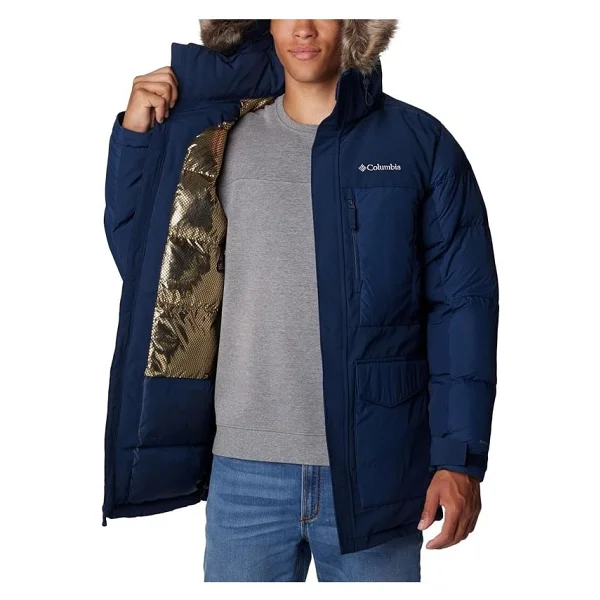 Columbia Marquam Peak Fusion Iı Wm7843-464 Kapüşonlu Lacivert Erkek Parka - Görsel 6