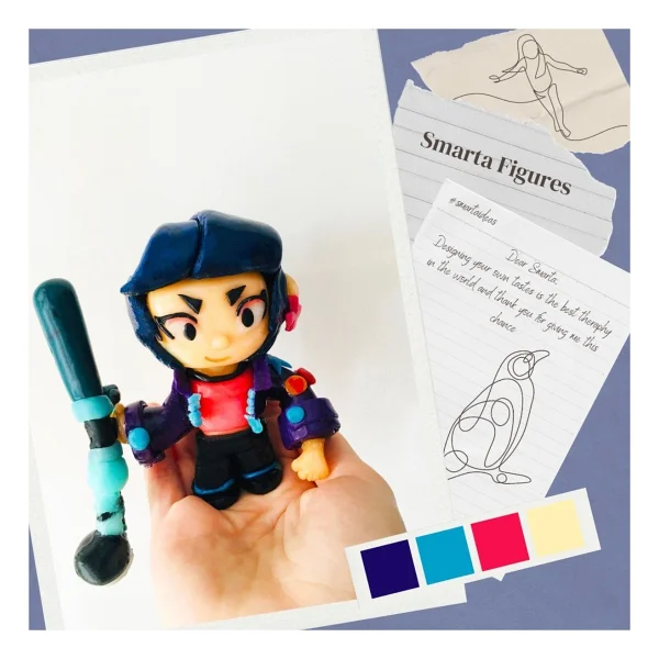 Smarta Akıllı Model Hamuru (Modelleme Hamuru) Sanat Kili Kids Okul Seti (4'lü) Bkms 4 X 70 Gram 30000048 - Görsel 7