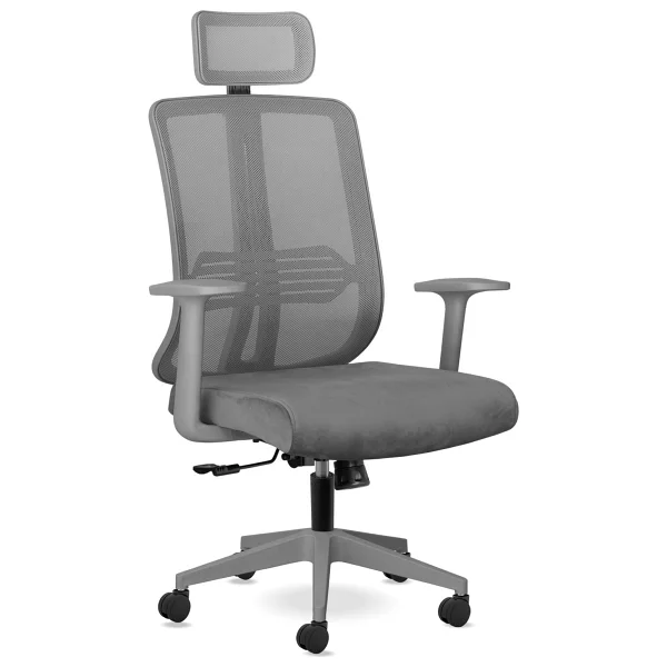 Calitte Spark Gri Krom Başlıklı Yönetici Çalışma Koltuğu - Görsel 6