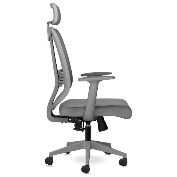 Calitte Spark Gri Krom Başlıklı Yönetici Çalışma Koltuğu - Görsel 3