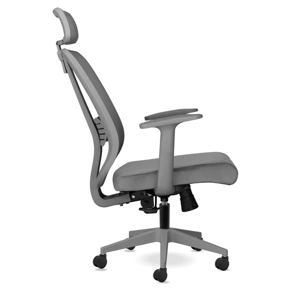 Calitte Spark Gri Krom Başlıklı Yönetici Çalışma Koltuğu - Görsel 4