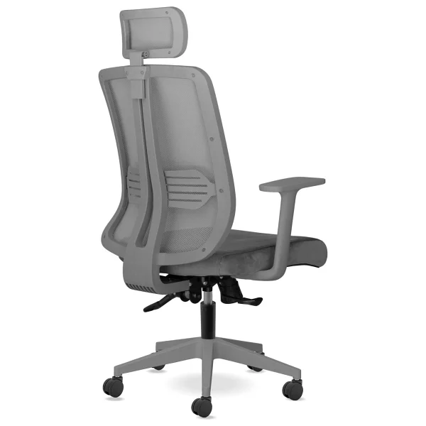 Calitte Spark Gri Krom Başlıklı Yönetici Çalışma Koltuğu - Görsel 5