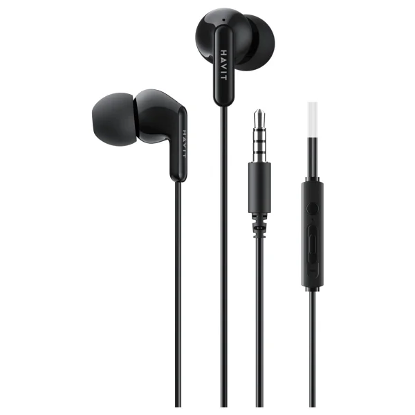 Havit E335p Kulak İçi Kablolu Mikrofonlu Kulaklık 3.5mm Jack 1.2m Kablo - Beyaz - Görsel 8