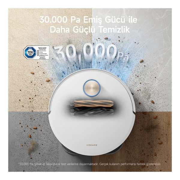 Dreame X50 Pro Ultra Complete Çöp İstasyonlu Akıllı Robot Süpürge - Görsel 3