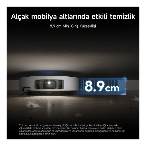 Dreame X50 Pro Ultra Complete Çöp İstasyonlu Akıllı Robot Süpürge - Görsel 7