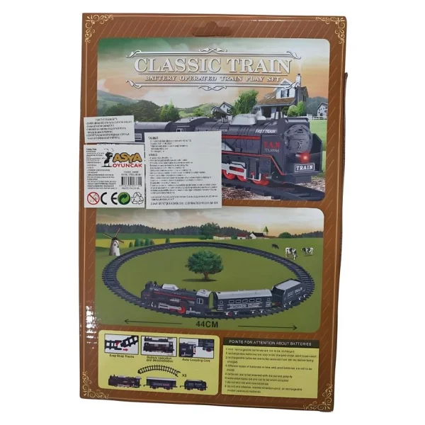 Ctoys Jhx3301 9 Parça Pilli Tren Seti - Görsel 2