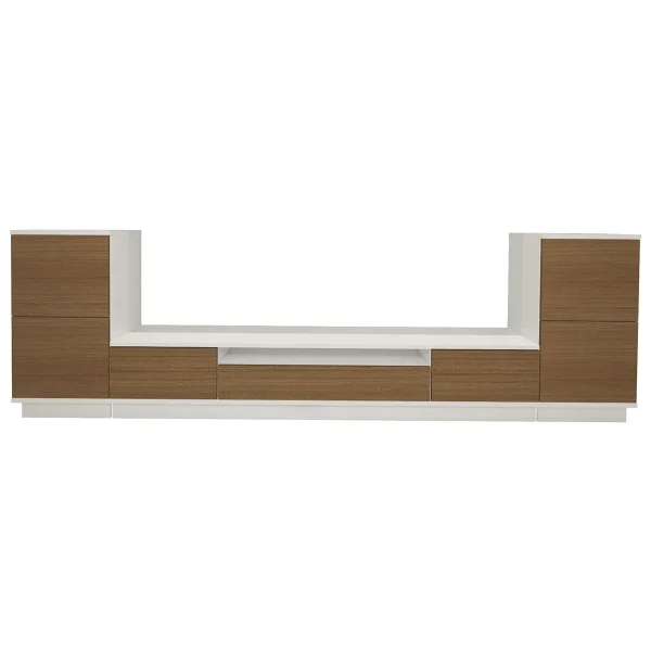 Decoraktiv Trendstyle On2s Mdf TV Ünitesi TV Sehpası Beyaz - Ceviz - Görsel 4