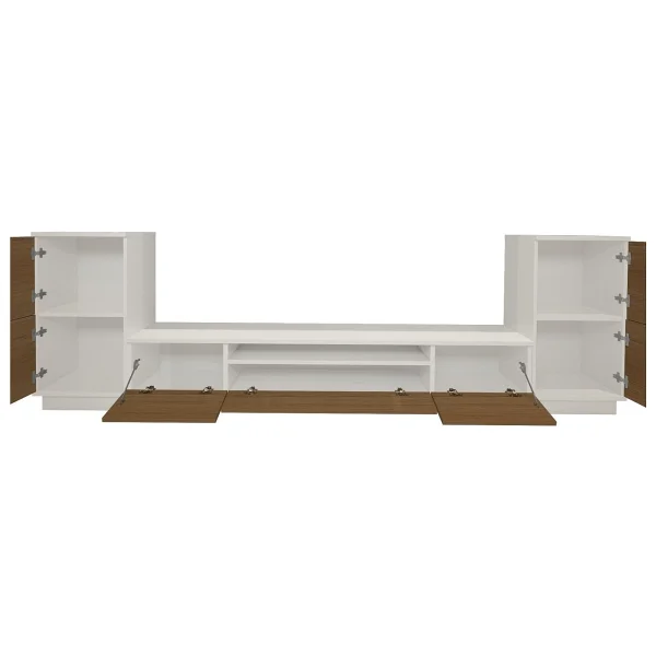 Decoraktiv Trendstyle On2s Mdf TV Ünitesi TV Sehpası Beyaz - Ceviz - Görsel 5