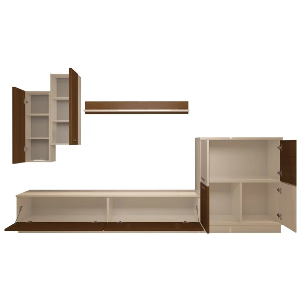 Decoraktiv Eko 6b Slm DVD TV Ünitesi TV Sehpası Ceviz - Beyaz - Görsel 5