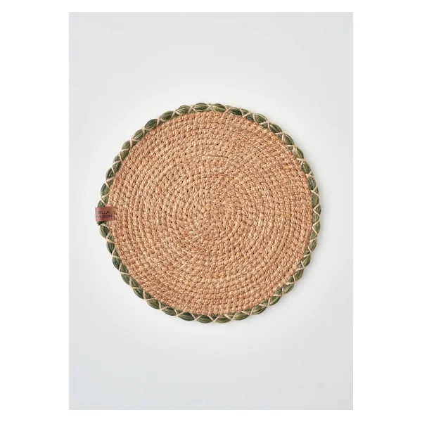 Bella Maison Santana Pamuklu Örgü Amerikan Servis Mavi (36 Cm) - Görsel 5