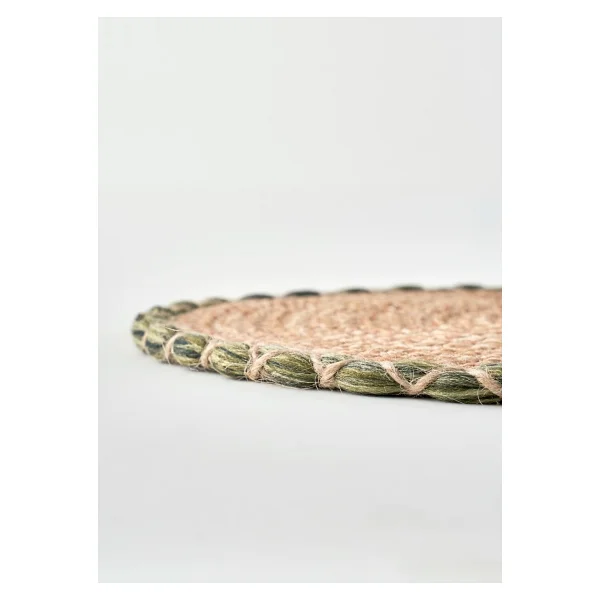 Bella Maison Santana Pamuklu Örgü Amerikan Servis Mavi (36 Cm) - Görsel 6