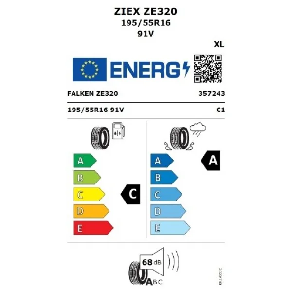 Falken Ziex Ze320 195/55 R16 91v XL Yaz Lastiği - 2026 - Görsel 2