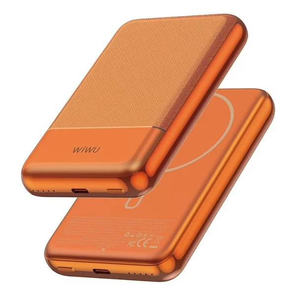 Wiwu Wi-P089 Turuncu 10000 mAh Hızlı Şarj Magsafe Powerbank - Görsel 3