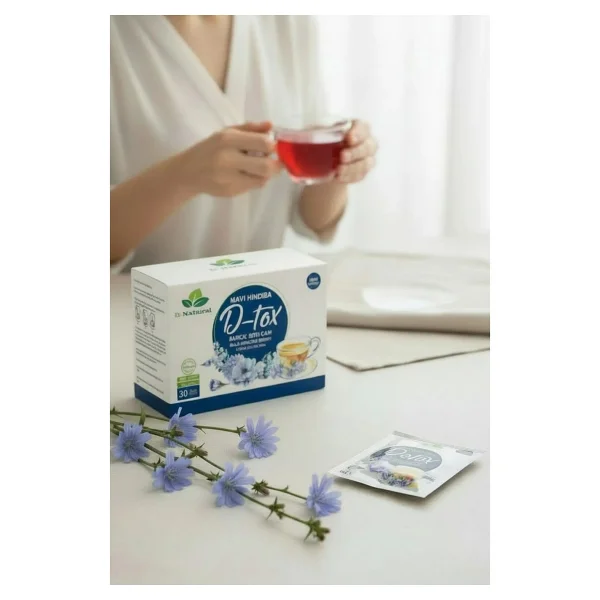 Dr. Natural Hindiba Kahvesi 5 Gr. X30 Ve Mavi Hindiba Bitkisel Detox Çayı - 1 Adet - Görsel 7