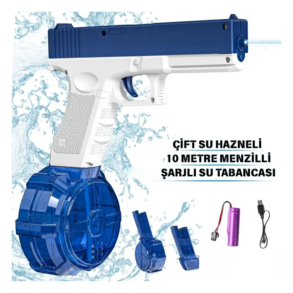 Zapp Toys USB Şarjlı 43 Cm Su Tabancası 4709 - Görsel 7